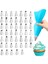 16 Adet Set Stili Pcsset Silikon Pasta Torbası Ipuçları Mutfak Kek Buzlanma G Kremalı Kek Dekorasyon Araçları Yeniden Kullanılabilir Meme Seti +1 Pasta Torbaları (Yurt Dışından) 4