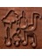 Sekizinci Not Stili Kenıao Müzikli Kurabiye Kesici - Keman, Piyano, Elektro Gitar, Nota, G Clef Bisküvi Fondan Ekmek Kalıbı - Paslanmaz Çelik (Yurt Dışından) 5