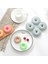 Mavi Stil 4 Kavite Donut Yaratıcı Kek Silikon Kalıp Ev Mutfak Fırın Tepsisi Kek Silikon Kalıpları Pişirme Bakeware Fırında Araçları Kalıpları Fırça (Yurt Dışından) 5