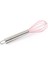 Pembe Stil 8 Inch Stainless Steel Balloon Wire Silicone Whisk Manual Egg Beater Mixer Kitchen Baking Utensil Milk Cream Butter Whisk Mixer (Yurt Dışından) 1
