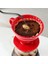 V01 80 Adet Tarzı Seramik Kahve Damlatıcı Motor V60 Stil Kahve Damla Filtre Fincan Kalıcı Kahve Üzerine Dökün Kahve Makinesi Bardaklar Için Ayrı Stand (Yurt Dışından) 5