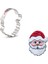 Kenıao Noel Noel Baba Kurabiye Kesici x 8,6 cm - Kış Bisküvi Fondan Ekmek Sandviç Kalıbı - Paslanmaz Çelik (Yurt Dışından) 1