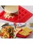 Yuvarlak Stil 4 Izgara Dikdörtgen Silikon Waffle Kalıpları Kek Kalıbı Gözleme ve Waffle Makinesi Dıy El Yapımı Mutfak Bakeware Aksesuarları AT57 (Yurt Dışından) 4