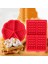 Kalp Tarzı Silikon Waffle Kalıp Makinesi Yapışmaz Waffle Kalıp Mutfak Bakeware Kek Kalıp Makineleri Fırın Için Yüksek Sıcaklık Pişirme Seti (Yurt Dışından) 2