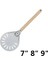 8 Inç 58CM Tarzı Pizza Torna Küçük Pizza Kabuğu Kürek Kısa Yuvarlak Pizza Aleti Kaymaz Ahşap Saplı Delikli Pizza Küreği Alüminyum (Yurt Dışından) 5