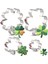 C Stili Kenıao Dört Yapraklı Yonca Shamrock Kurabiye Kesici - 4 Farklı Boyut - Aziz Patrick Günü Bisküvi Ekmek Kalıpları - Paslanmaz Çelik (Yurt Dışından) 2