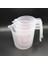Şeffaf Stil 500ML ml Dereceli Ölçme Kabı Sıvı Kabı Epoksi Relicone Yapma Aracı Şeffaf Karıştırma Kabı Plastik Dozaj Kabı (Yurt Dışından) 4