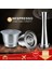 Vidalı Kapak Stili Icafilasıcafilas Paslanmaz Metal Nespresso Kapsül Için Yeniden Kullanılabilir Presli Kahve Öğütücü Paslanmaz Tamper Espresso Makinesi Sepeti (Yurt Dışından) 3