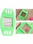 Yeşil Stil Patates Kızartması Şeritler Halinde Patates Kızartması Araçları Ev Çok Fonksiyonlu Dilimleme Patates Makinesi Pratik Mutfak Diy Alet Yeni (Yurt Dışından) 5