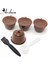 Turuncu Tarzı Et Dolce Gusto Plsatic Doldurulabilir Kahve Kapsül Filtre Cu Times Yeniden Kullanılabilir Kaşık Fırça Uyumlu Nescafe Dolce Gusto (Yurt Dışından) 2