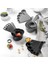 Gri-5 Adet Bardak Stili Plastik Olecranon Ölçme Fincan Ölçme Kaşığı Set Ece Dereceli Ölçme Kaşığı Set Ev Pişirme Araçları Mutfak S (Yurt Dışından) 3