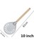 10 Inç 82CM Tarzı Delikli Pizza Torna Kabuğu Pizza Küreği Alüminyum Pizza Kabuğu Kürek Kısa Pizza Aleti Kaymaz Ahşap Sap (Yurt Dışından) 1