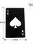 1 Adet Siyah Stil Çok Amaçlı Poker Şişe Açacakları Çok Işlevli Cep Mini Kart Bira Kapağı Sökücü Yaratıcı Maça Açacağı Bar Aracı Aksesuarları (Yurt Dışından) 1