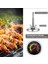 Barbekü Termometre Stili Metal Barbekü Sigara Içen Izgara Sıcaklık Ölçer Barbekü Termometre Pişirme Gıda Probu Izgara Fırın Ev Mutfak Aksesuarları (Yurt Dışından) 2