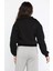 Polo Yaka Şardonlu Kadın Sweatshirt 3
