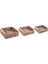Seagrass Saklama Sepetleri 3'lü Set, Ev Için Ahşap Saplı (Yurt Dışından) 1