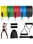 11 Parça Direnç Lastiği Seti Pilates Kondisyon Yoga Kardiyo Aerobik Fitness Egzersiz Direnç Lastik 3