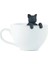 Açık Sarı Stil Kedi Yeniden Kullanılabilir Silikon Çay Süzgeci Yaratıcı Kesik Kedi Çay Süzgeci Yaprak Bitki Baharat Filtre Süzgeçler Yeniden Kullanılabilir Filtre Çay Seti (Yurt Dışından) 5