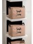 Jüt Simple Living Baskılı Küçük Boy 2'li Düzenleyici Saklama Sepeti Set 15X25X18 2