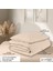 Organik Pamuk Akfil Nevresim Takımı Tek Kişilik 160X220 cm Pudra 5