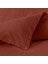Organik Pamuk Akfil Nevresim Takımı Tek Kişilik 160X220 cm Bordo 3