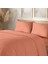 Organik Pamuk Akfil Nevresim Takımı Tek Kişilik 160X220 cm Oranj 1