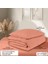Organik Pamuk Akfil Nevresim Takımı Tek Kişilik 160X220 cm Oranj 5