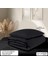 Organik Pamuk Akfil Nevresim Takımı Tek Kişilik 160X220 cm Siyah 5
