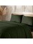 Organik Pamuk Akfil Nevresim Takımı Tek Kişilik 160X220 cm Koyu Yeşil 1