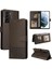 Samsung Galaxy S22 Üç Kart Yuvaları Premium Deri Için Flip Case (Yurt Dışından) 1