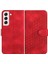 Samsung Galaxy S22 Flip Iş Için Geometrik Desen Manyetik Kart (Yurt Dışından) 1