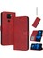Toka ile Xiaomi Redmi 10X 4g Için Flip Case Saf Renk Pu Deri ile (Yurt Dışından) 1