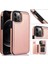 IPhone 12 Için Cüzdan Durumda Pro Max Çift Manyetik Toka Kart Yuvaları Pu (Yurt Dışından) 5