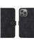 IPHONE15 Artı Deri Folio Flip Case Kart Ekleme Tam Için Kılıf (Yurt Dışından) 1