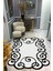 Kaymaz Taban Yıkanabilir Dijital Baskı Dekoratif Modern Desenli Elegance Serisi Lazer Kesim Dot Taban Halı ELG52 1
