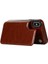 Kart Tutucu Kickstand Çift Manyetik ile IPhone Xs Max Için Cüzdan Kılıf (Yurt Dışından) 3