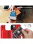 Kart Tutucu Toka ile IPhone 14 Pro Kart Yuvaları Pu Deri Için Cüzdan Kılıf (Yurt Dışından) 3