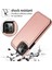 Kart Tutucu Toka ile IPhone 14 Pro Kart Yuvaları Pu Deri Için Cüzdan Kılıf (Yurt Dışından) 5