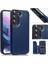 Samsung Galaxy S22 Kart Yuvaları Için Cüzdan Durumda Çift Manyetik Toka Pu (Yurt Dışından) 3