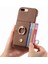 IPhone 7 Için Kılıf Artı/8 Artı Premium Dokulu Deri Kart Yuvaları Halka (Yurt Dışından) 4