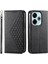 Xiaomi Poco M6 Pro 4g Için Flip Case El Kayışı Standı Günlük Kullanım Eşkenar Dörtgen (Yurt Dışından) 5