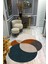 Kaymaz Taban Yıkanabilir Dijital Baskı Dekoratif Modern Desenli Elegance Serisi Lazer Kesim Dot Taban Halı ELG44 1