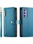 Samsung Galaxy Galaxy Cüzdan Bölmesi Çok Fonksiyonlu Kart Için Flip Case (Yurt Dışından) 4