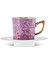 Parla 2 Kişilik Kahve Fincan Takımı 90 ml Pembe 7