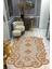 Kaymaz Taban Yıkanabilir Dijital Baskı Dekoratif Modern Desenli Elegance Serisi Lazer Kesim Dot Taban Halı ELG51 1