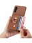 Samsung Galaxy A04S Premium Dokulu Deri Kart Yuvaları Halka Standı (Yurt Dışından) 3