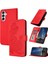Samsung Galaxy M15 Flip Folio Kitap Için Flip Case Kart Yuvası Standı ile Pu (Yurt Dışından) 1