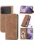 Xiaomi Poco F6 Pro Cüzdan Için Flip Case Basit Iş Deri Kılıf Flip (Yurt Dışından) 4