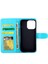 IPhone 15 Için Flip Case Pro Pu Deri Kart Tutucu Darbeye Kickstand (Yurt Dışından) 3