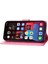 IPhone 15 Için Filp Durumda Pro Manyetik Kapatma Kart Tutucu Pu Deri Bilek (Yurt Dışından) 5